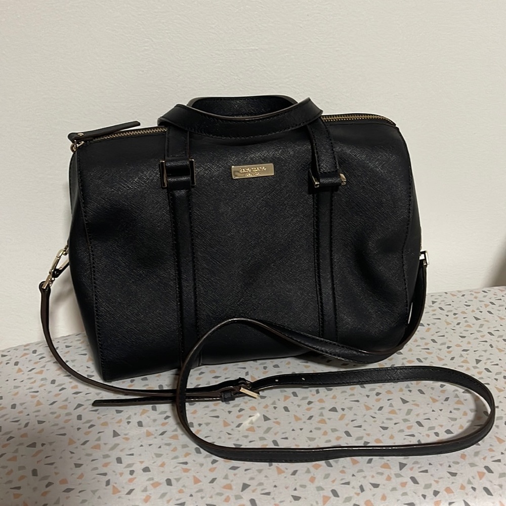 Kate Spade black leather purse